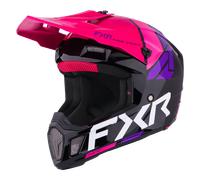 FXR Clutch Comp MX Helmet 26 Black/RazzL Black,Razz