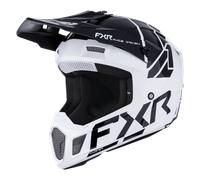 FXR Clutch Comp Motocross Helmet, black-white, size XL for Men