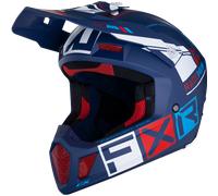 FXR Clutch CX Pro MIPS Motocross Helmet, white-red-blue, size S for Men