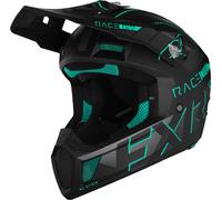 FXR Clutch Evo 2023 Snowmobile Helmet, black/green, size XS (53/54)