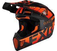 FXR Clutch Evo 2023 Snowmobile Helmet, black-orange, size XS for Men