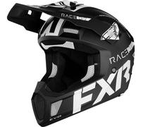 FXR Clutch Evo 2023 Snowmobile Helmet, black/white, size XS (53/54)