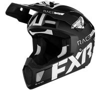 FXR Clutch Evo 2023 Snowmobile Helmet, black-white, size XS