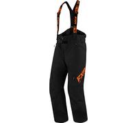 FXR Clutch FX 2023 Snowmobile Bib Pants, black-orange, size 2XL for Men