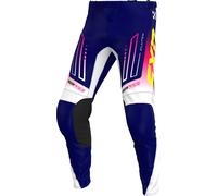 FXR Clutch Motocross Pants, black-pink-blue, size 38 for Men