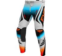 FXR Clutch Pro 2025 Motocross Pants, blue-orange, size 34 for Men