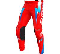 FXR Clutch Pro Motocross Pants, black-white-red-blue, size 28 for Men