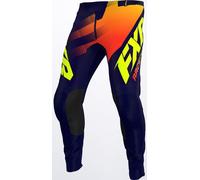 FXR Clutch Stripes Motocross Pants, yellow-orange, size 28