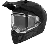 FXR Clutch X Pro Carbon Snowmobile Helmet, black matt/carbon, size S (55/56)