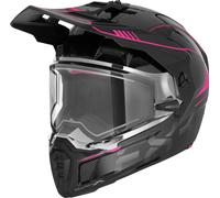 FXR Clutch X Pro Snowmobile Helmet, black matt/pink, size XXS (51/52)