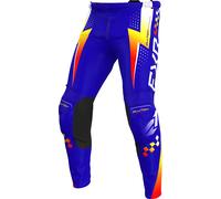 FXR Clutch Youth Motocross Pants, red-blue-yellow, size 28
