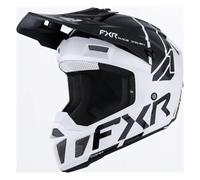 FXR Clutch Youth Motocross Helmet, black-white, size XL