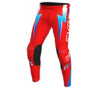 FXR Clutch Youth Motocross Pants, white-red-blue, size 26