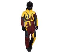 FXR Cold Cross CX Lite Monosuit 26 Yellow/OxbloodL Yellow,Oxblood