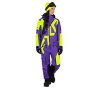 FXR Cold Cross CX Lite Women's Monosuit 26 Dark Amethyst/Hi-Vis10 Dark Amethyst,Hi-Vis