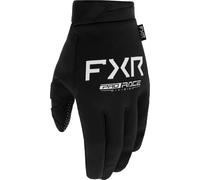 FXR Cold Cross Lite Motocross Gloves, black/white, size 2XL
