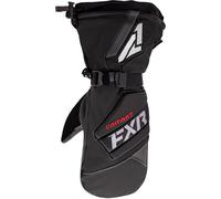 FXR Combat Leather Mitt Snowmobile Gloves, black, size 3XL