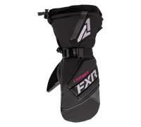 FXR Combat Leather Mitt Women's Snow Gloves BlackM Black