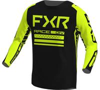 FXR Contender Off-Road Motocross Jersey, black/neon yellow, size S