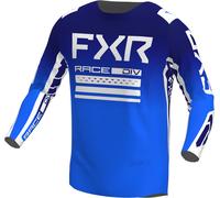 FXR Contender Off-Road Motocross Jersey, blue/white, size 3XL