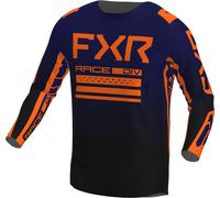 FXR Contender Off-Road Motocross Jersey, dark blue/orange, size 4XL
