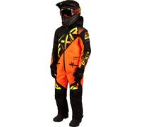 FXR CX 2023 Youth One Piece Snowmobile Suit, black-orange, size 16