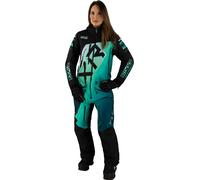 FXR CX Lite 2023 Ladies One Piece Snowmobile Suit, green, size 4