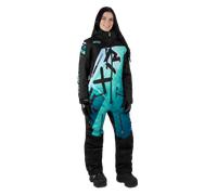 FXR CX Lite 2023 Ladies One Piece Snowmobile Suit, green, size 12 for Women