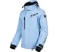 FXR Edge 2-in-1 Ladies Snowmobile Jacket, black-blue, size 36 for Women
