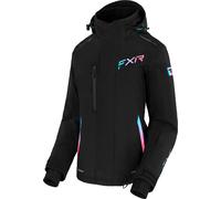 FXR Edge 2-in-1 Ladies Snowmobile Jacket, black-pink, size 36 for Women