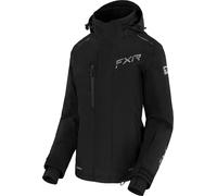 FXR Edge 2-in-1 Ladies Snowmobile Jacket, black/silver, size 4