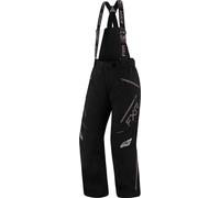FXR Edge Ladies Snowmobile Bib Pants, black/purple, size 4