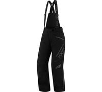 FXR Edge Ladies Snowmobile Bib Pants, black, size 4