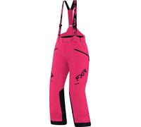 FXR Fresh 2023 Ladies Snowmobile Bib Pants, black-pink, size S 30 for Women