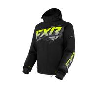 FXR Fuel 2023 Snowmobile Jacket, black-grey-yellow, size S
