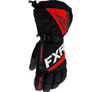 FXR Fuel Snowmobile Gloves, black/red, size XS