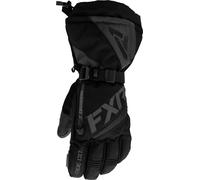 FXR Fusion Ladies Snowmobile Gloves, black-grey, size XL for Women