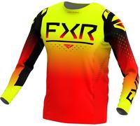 FXR Helium 2023 Motocross Jersey, red-yellow-orange, size M for Men