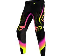 FXR Helium 2024 Youth Motocross Pants, black-pink-yellow, size 26