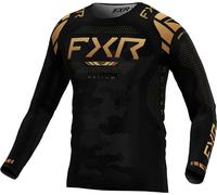 FXR Helium 2025 Youth Motocross Jersey, black-gold, size M