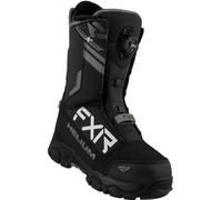 FXR Helium BOA Snowmobile Boots, black-white, size 49 for Men