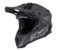 FXR Helium Carbon Motocross Helmet, black-grey, size L for Men