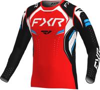 FXR Helium Edge Motocross Jersey, black-white-red, size XL for Men