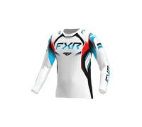 FXR Helium Edge MX Jersey 26 IceS Ice