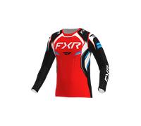 FXR Helium Edge Motocross Jersey, black-white-red, size 2XL for Men
