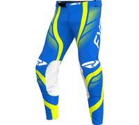 FXR Helium Infinity Motocross Pants, white-blue-yellow, size 32 for Men