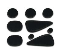 FXR Helium MX Helmet ECE Winter Vent Plugs Black Black