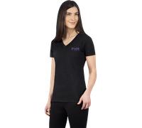 FXR Helium Premium V-Neck Women's T-Shirt Black/AmethystM Black,Amethyst