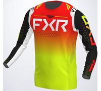 FXR Helium RaceDiv Motocross Jersey, red-yellow, size XL for Men