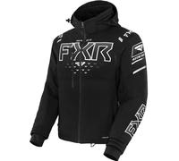 FXR Helium X 2-in-1 2023 Snowmobile Jacket, black-white, size 2XL for Men